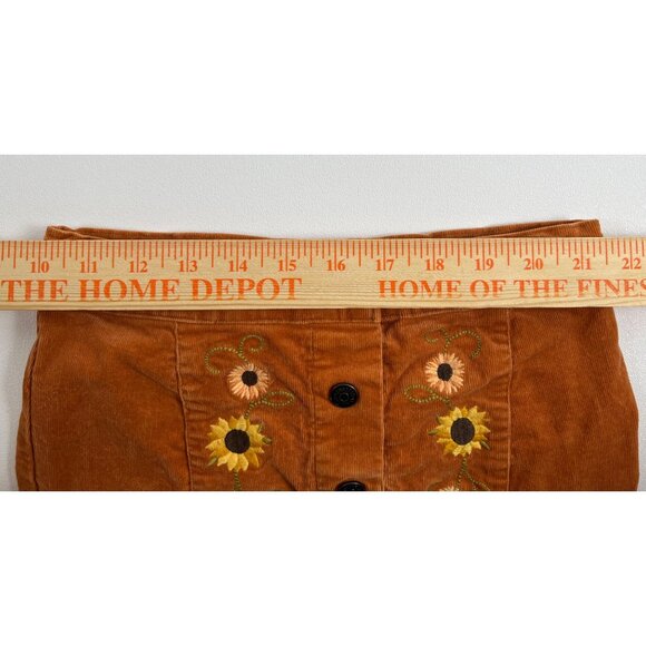 Gymboree Embroidered Floral Corduroy Skirt - Picture 7 of 10